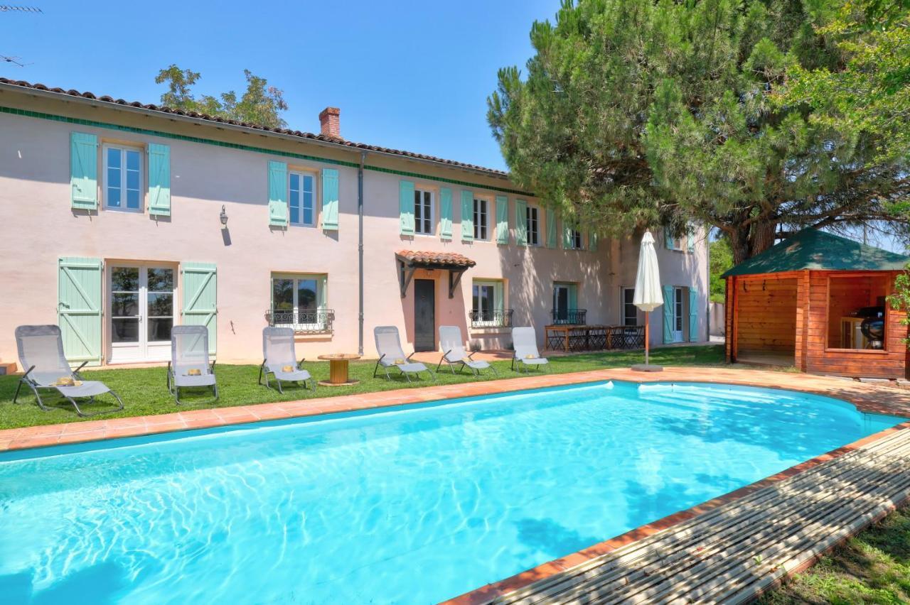 Gite La Grappe Occitane - 14 Personnes - Piscine Privee Ambres Екстериор снимка